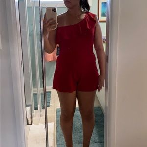Red Express Romper